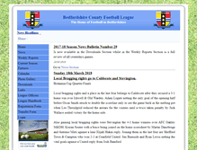 Tablet Screenshot of bedfordshirefootballleague.co.uk